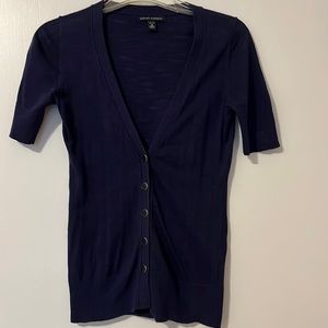 Banana Republic Navy Petite Cardigan